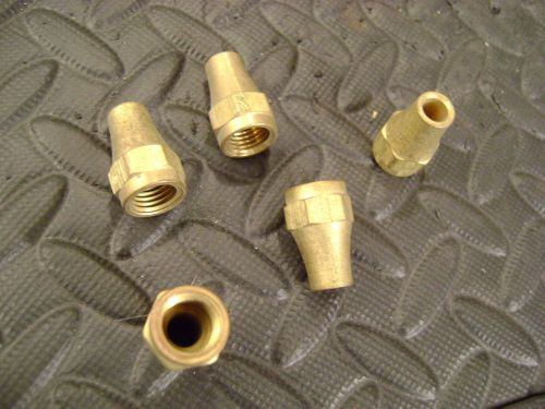 7/16&#034;-20 Thread x 1/4&#034; ID Nozzle 5pc lot