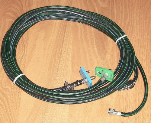 Nitrous-oxygen delivery hoses 13&#039; -  medical dental- chematron &amp; diss connectors for sale