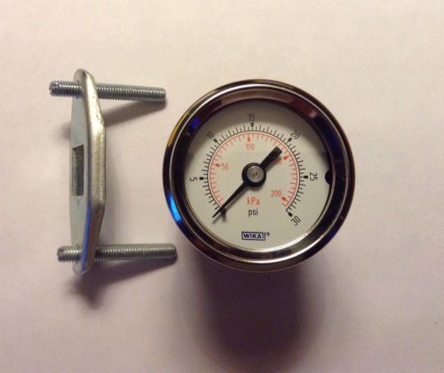 Wikai gauge 0-30 psi or 0-200 kpa pressure without box 3/8&#034; fitting 1-5/8&#034; face for sale