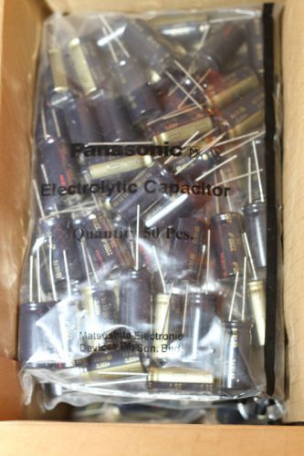 x50 Pcs of 2200uF 35v 105° Panasonic electrolytic capacitors NOS Low impedance