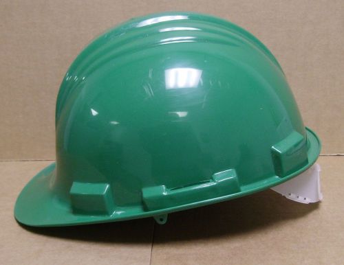 Arkon a-safe a79 green hard hat -adjustable suspension- safety cap - helmet for sale