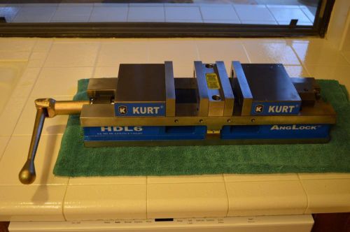 NEW - KURT MANUAL MACHINE VISE HDL6J 6&#034; WIDE HIGH DENSITY DOUBLE STATION