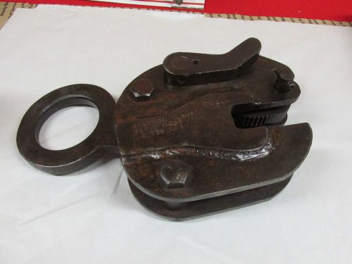 Renfroe Model S,Plate Clamp,2-Ton,0-1&#034; Capacity,w/Lock,GOOD Ring &amp; Teeth,#R72615