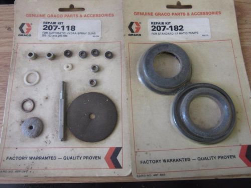 Graco 207-118 Repair Kit for  Hydra-Spray Guns + 207-182 For Ratio Pumps