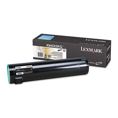 X945X2KG High-Yield Toner, 36000 Page-Yield, Black