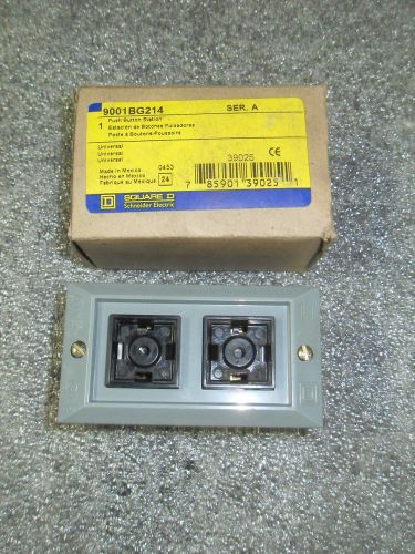 (V35-1) 1 NIB SQUARE D 9001BG214 PUSH BUTTON STATION