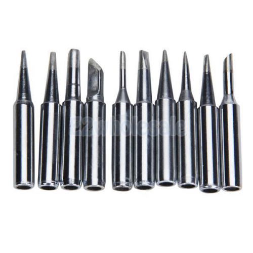 10x 900m-t soldering solder iron tip for 936 937 900m 907 station rework welder for sale