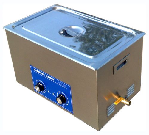 22L Ultrasonic Cleaner Heater Mechanical 480W Jewelry Watches Dental &amp; Tattoo