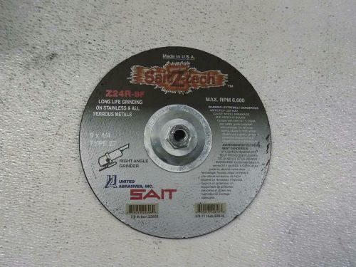 Lot of 10 Sait Z-Tech Grinding Wheel 9x1/4in. Z24R-BF