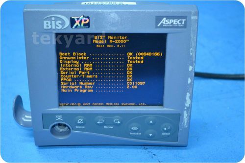 ASPECT MEDICAL A-2000 185-0070 BISPECTRAL INDEX (BIS) PATIENT MONITOR @ (125788)