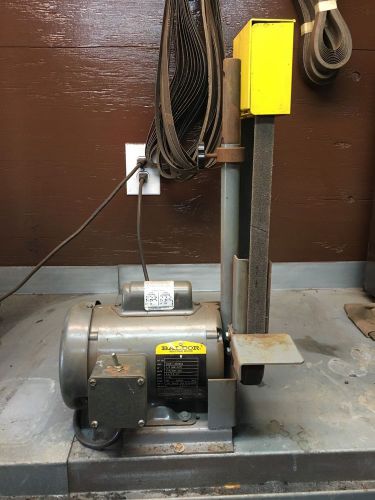 KALAMAZOO  BALDOR 1 X 42&#034; BELT SANDER 1/3 HP DEBURRING, SANDING, SHARPENING