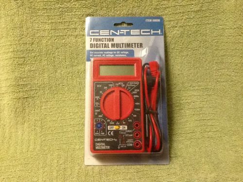 Multimeter Digital LCD Display 7 Function Multi-tester CEN-TECH #69096