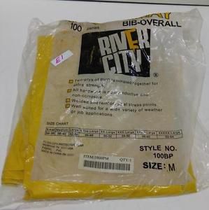 RIVER CITY STOWAWAY BIB OVERALLS 100 SERIES SIZE M 100BP NEW