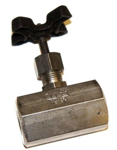 New cii 316 1/2&#034; stainless steel needle valve 10000 psi for sale