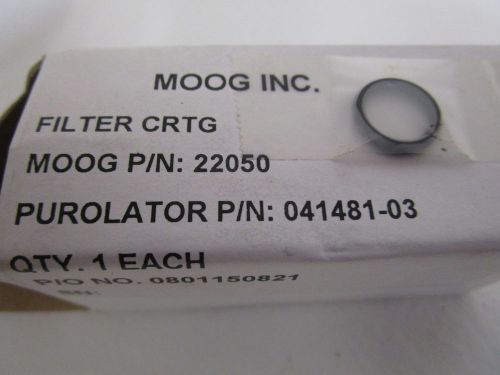 MOOG INC. FILTER CARTRIDGE 22050 *NEW IN BOX*