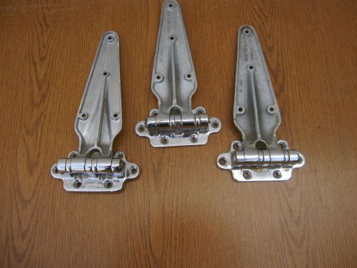 3 Kason 1038 Chrome Hinges  Refrigerator Cooler