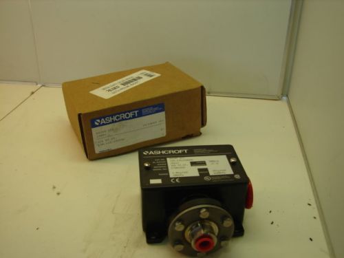 ASHCROFT B420S-XFS PRESSURE SWITCH 15PSI 15A 250VAC ***NIB***