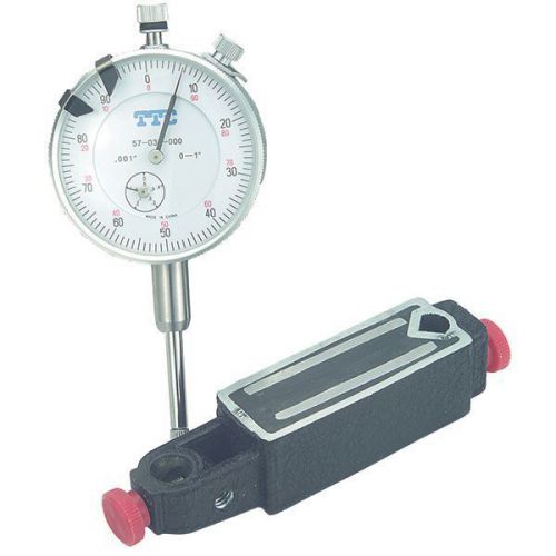 TTC 57-080-035 MEGA MAGNETIC BASE &amp; WHITE FACE INDICATOR - Measuring Range: 0-1