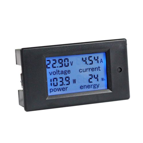 bayite DC 6.5-100V 0-100A LCD Display Digital Current Voltage Power Energy Me...