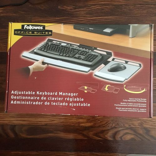 Fellowes Office Suites Adjustable Keyboard Manager 80313 Under Desk