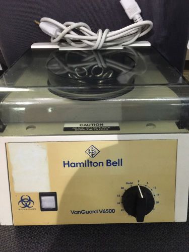 HAMILTON BELL VANGUARD V6500 CENTRIFUGE