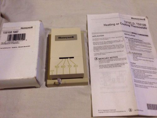 Honeywell TS810B Heating or Cooling Thermostat *NEW in Box