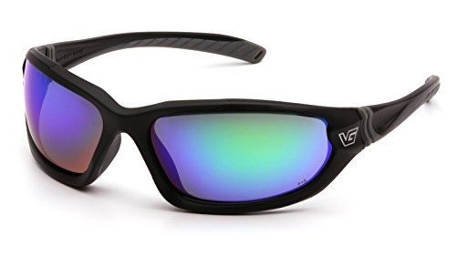 Venture Gear Ocoee Frame with Anti-Fog Lens, Charcoal/Green Mirror