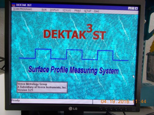 Veeco Dektak 3ST Stylus Measuring Profiler with new parts added.