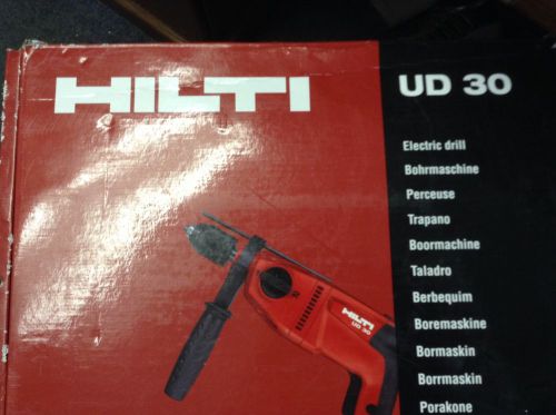 Hilti UD 30 UD30 Universal 1/16&#034;-1/2&#034; Wood Metal Driving Drill