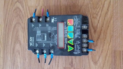 three phase voltage monitor ICM ICM450 190-630 volt 50-60 hz