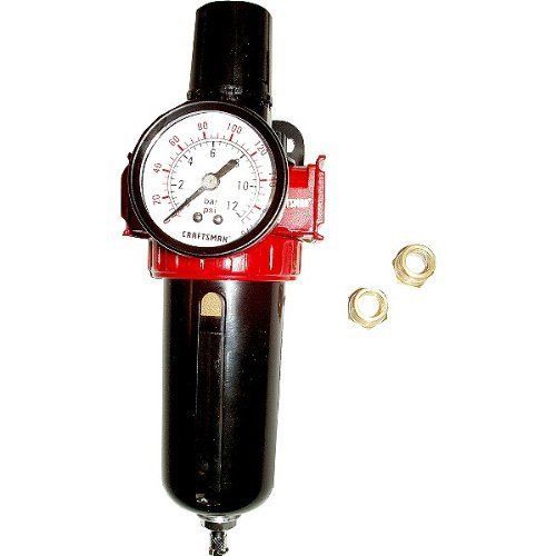 16023 Heavy Duty Air Line Filter/Regulator with Gauge