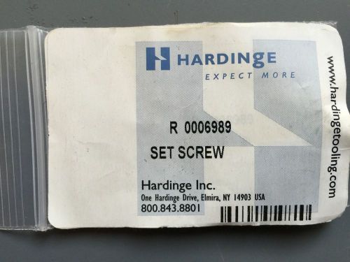 HARDINGE Set Screw R0006989 NEW