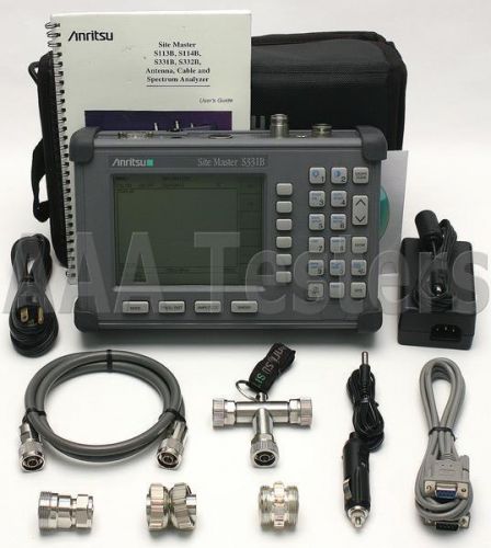 Anritsu Site Master S331B Cable &amp; Antenna Analyzer w Option 5 Power Monitor S331