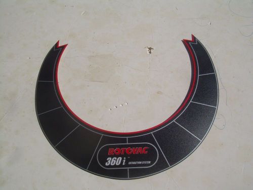 Rotovac 360i Shroud Head Decal Sticker