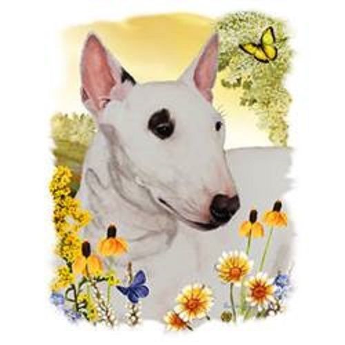 Mini Bull Terrier Dog HEAT PRESS TRANSFER for T Shirt Tote Sweatshirt Quilt 917e