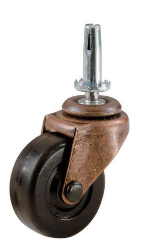 Shepherd Hardware 9345 2-Inch Medium Duty Stem Caster, 2-Pack