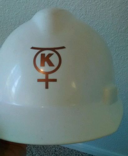 Kennecott copper mine miners msa hard hat helmet for sale