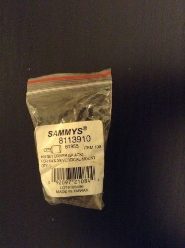 Sammys nut driver #14 black #8113910 itw buildex for sale