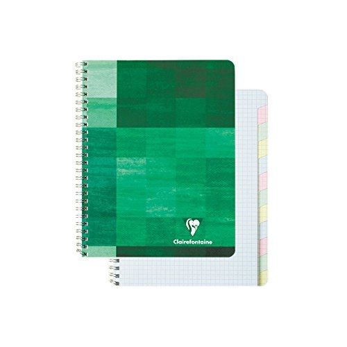 Clairefontaine Wirebound Multiple Subject Graph Paper Notebook 60 sheets with 12