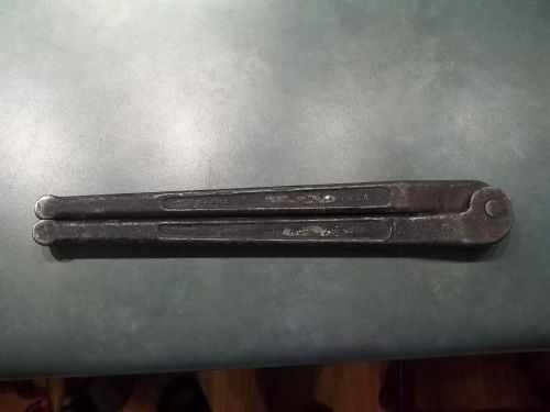 BILLINGS No. 484 Adjustable 4&#034; Face Spanner. USA