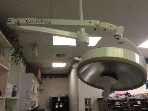 Centurion Medical Exam Light - Adjustable Single Swing Arm Ceiling Mount 021515