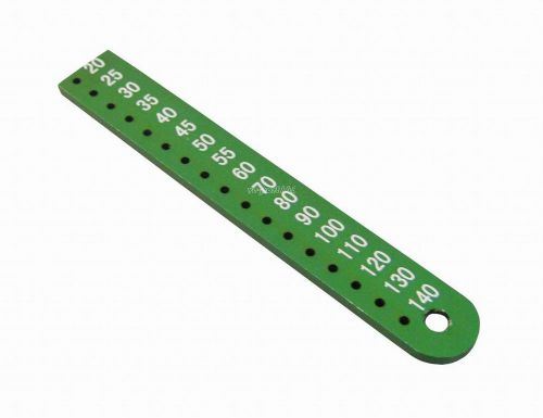 Dental test board/measure scale Ruler for Gutta Percha Points B047 Green   VEP