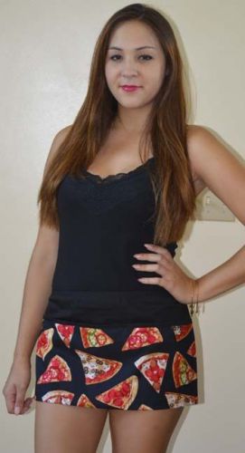 pizza all over pizza print ,3 pocket Server Waitress Bar Bistro Waist Apron