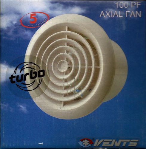 Axial Ventilator 100mm Turbo 120m3/h