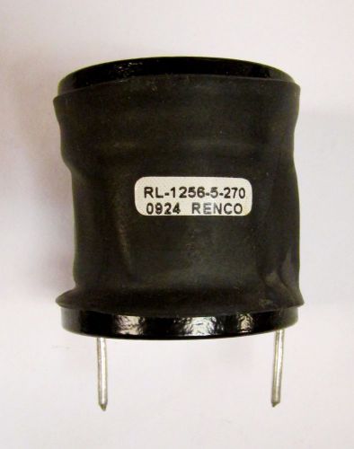 RENCO RL 1256 5 270 Power Choke Coil 0924 RL-1256-5-270