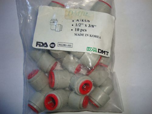 (10) NEW DMFIT A7EU6 1/2&#034; X 3/8&#034;  FITTINGS