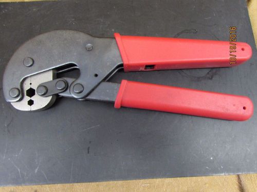 Radio shack professional hex crimping tool 278-238 rg-58 rg-59 rg-6 coax steel for sale