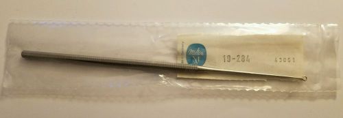 MILTEX 19-284 BUCK EAR CURETTE BLUNT 6 1/2&#034; 16.5 CM SIZE 1 STRAIGHT BRAND NEW