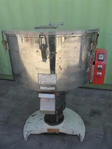 7.5 HP JIAN KWANG MACHINE TKA150 34&#034; DIAMETER PLASTIC GRANULE DRYER MIXER