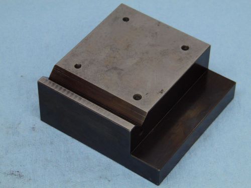 Machinist / Toolmakers blackened Bench Block 3.75x3.75x1.5 precision ground